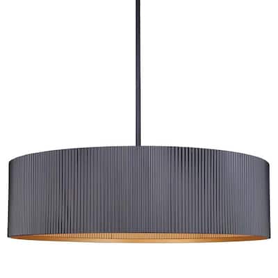 Canarm ICH1119A0322 Rexton 3 Light 22" Wide Drum Chandelier