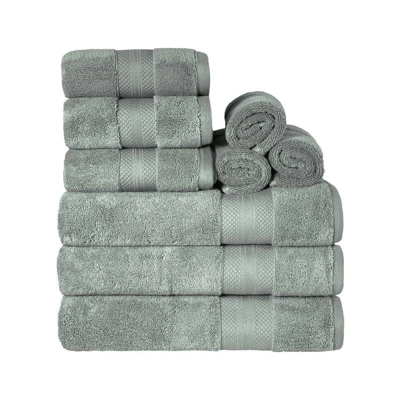 Blue Nile Mills Rio Turkish Cotton 9 Piece Towel Set