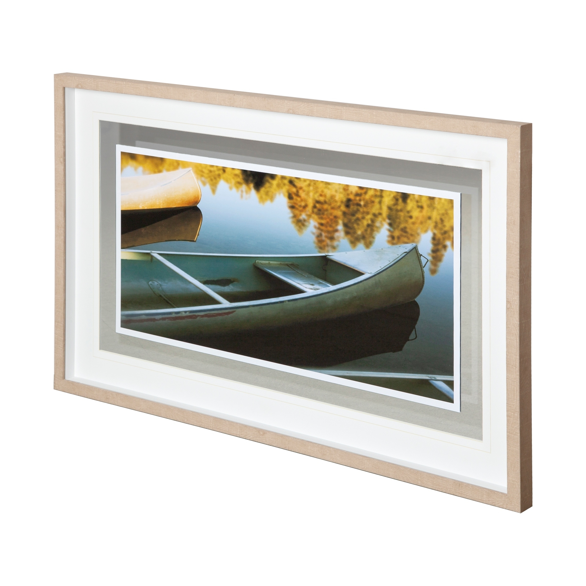 On the Water by Jennifer Broussard a Framed Photo Art Print Matted under Glass