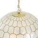preview thumbnail 27 of 56, Capiz Honeycomb Globe Pendant Light