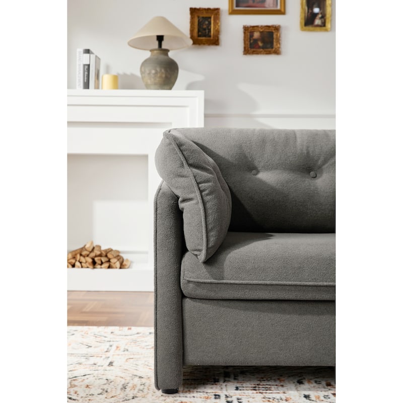 Modern Style Chenille Oversized Armchair Accent Chair Single Sofa Lounge Chair for Living Room, Bedroom