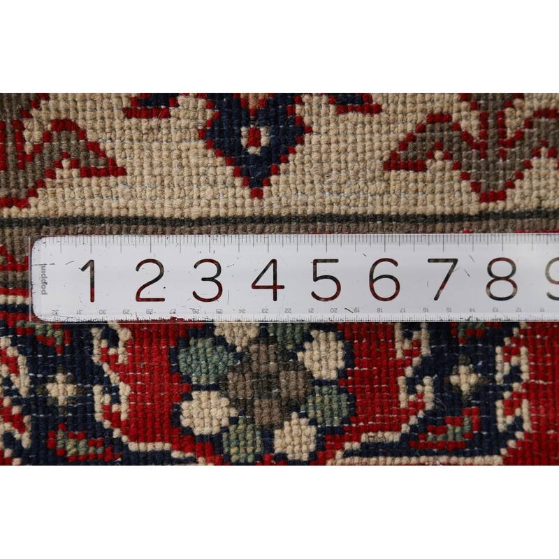 Kazak Oriental Foyer Rug Hand-Knotted Wool Carpet - 2'10" x 4'5"