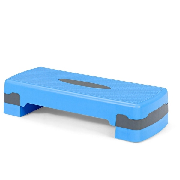26" Aerobic Exercise Cardio Stepper with Riser-Blue. Opens flyout.