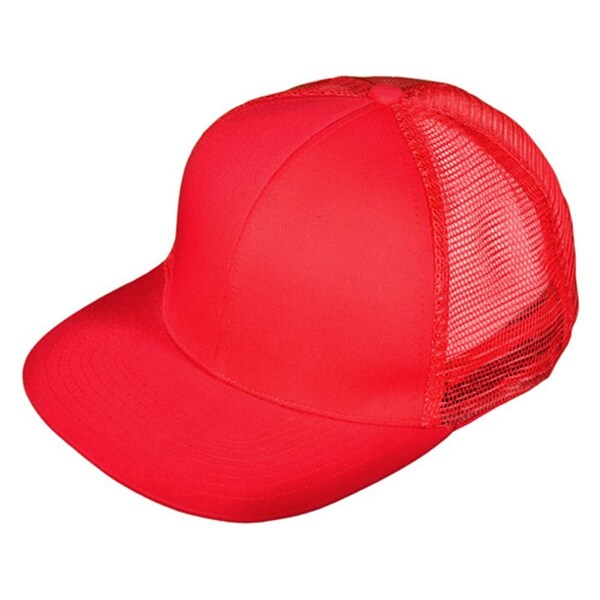 plain red ball cap