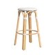 preview thumbnail 79 of 89, Tobias Rattan Round Bar Stool