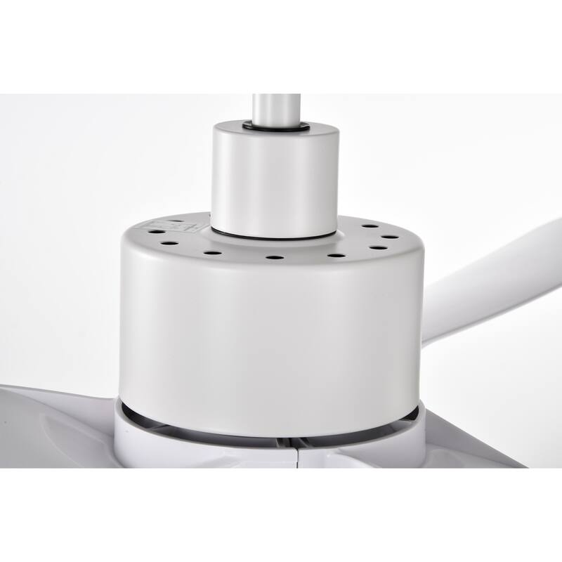 Heshor 3-Blade LED Lighted Ceiling Fan with Remote