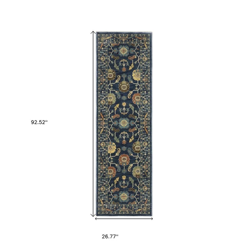 HomeRootsOriental Traditional Runner Area Rug