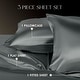 preview thumbnail 21 of 54, Martex Elegance Satin Sheet Set Silky Soft Smooth Luxury Bed Sheets