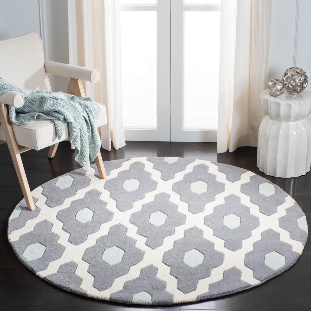SAFAVIEH Handmade Chatham Sutapa Modern Moroccan Wool Rug