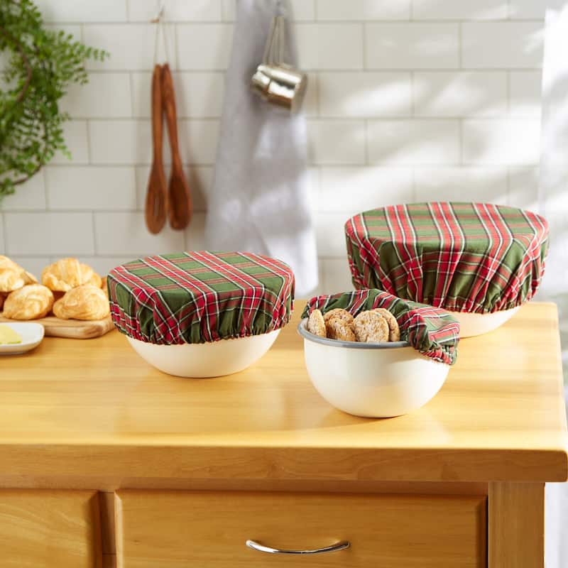 Print Dish Cover (Set Of 3)