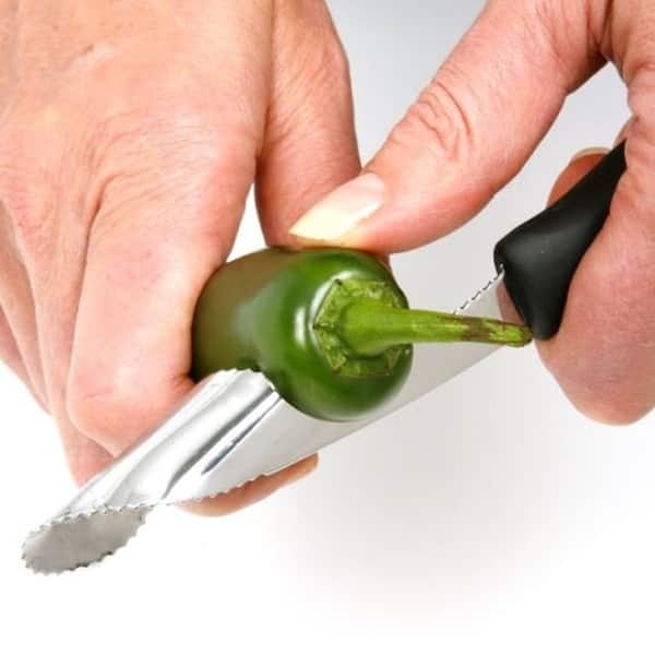 Norpro 8 Stainless Steel Jalapeno Pepper Corer Seed Remover With Grip Ez Handle Overstock Norpro 8 Stainless Steel Jalapeno Pepper Corer Seed Remover With Grip Ez Handle Overstock