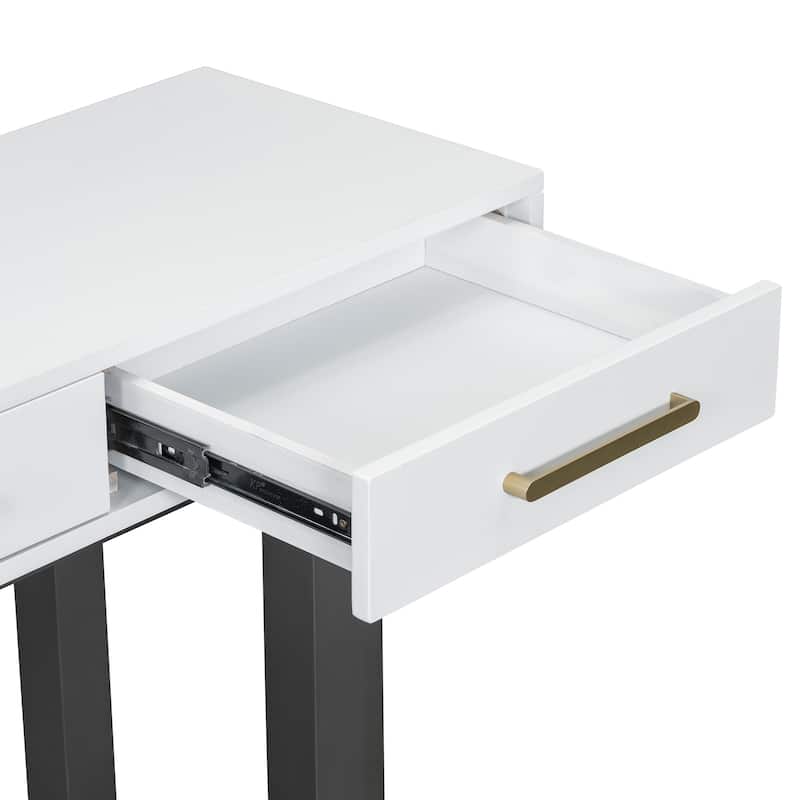 Extra Long Entryway Table Console Table with Three Drawers