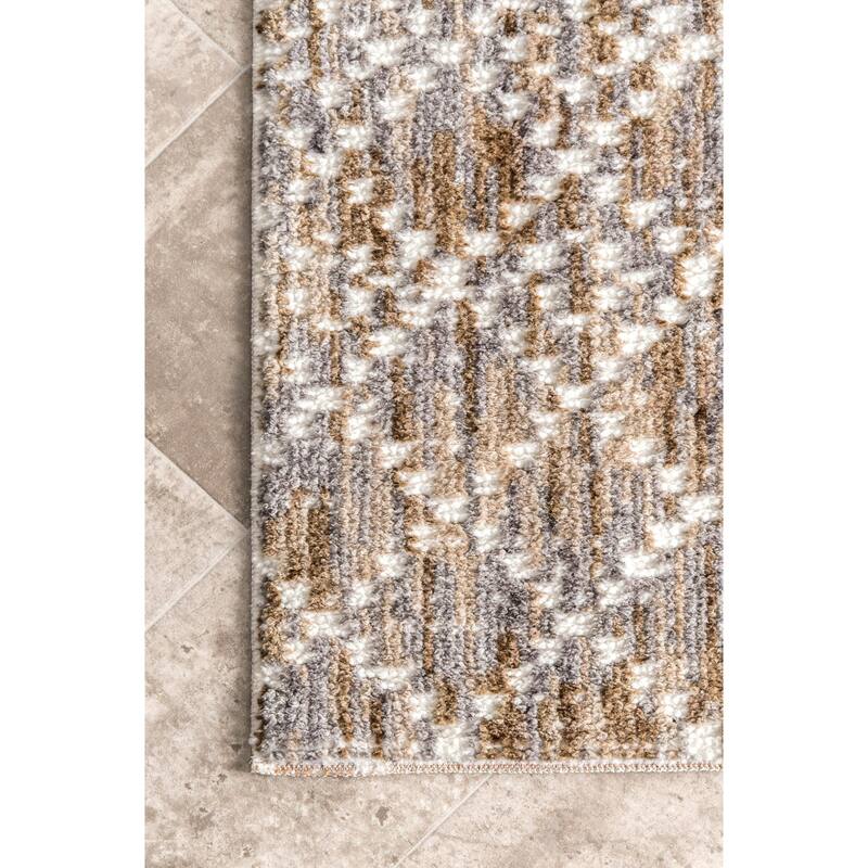 Nuloom Contemporary Modern Mayen Geo Trellis Area Rug