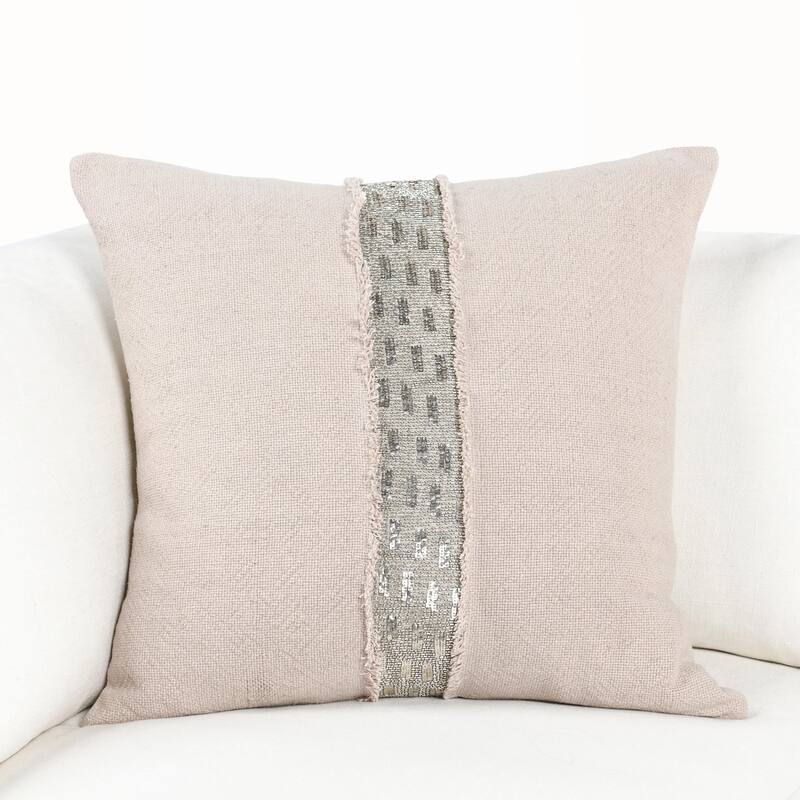 Villa by Classic Home Lira Linen Blend Throw Pillow - 22x22