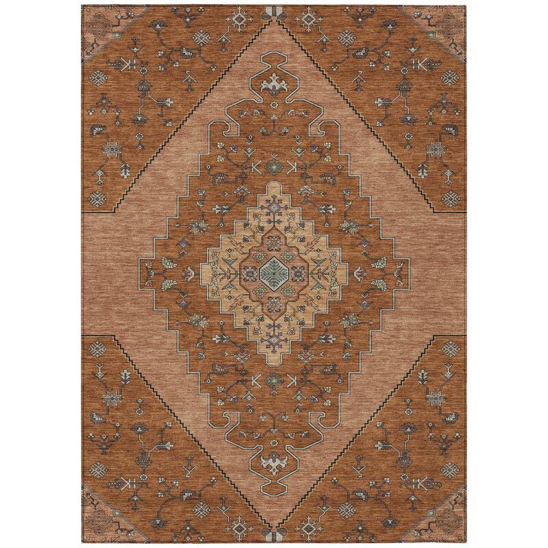 Machine Washable Indoor/ Outdoor Global Marrakesh Chantille Rug