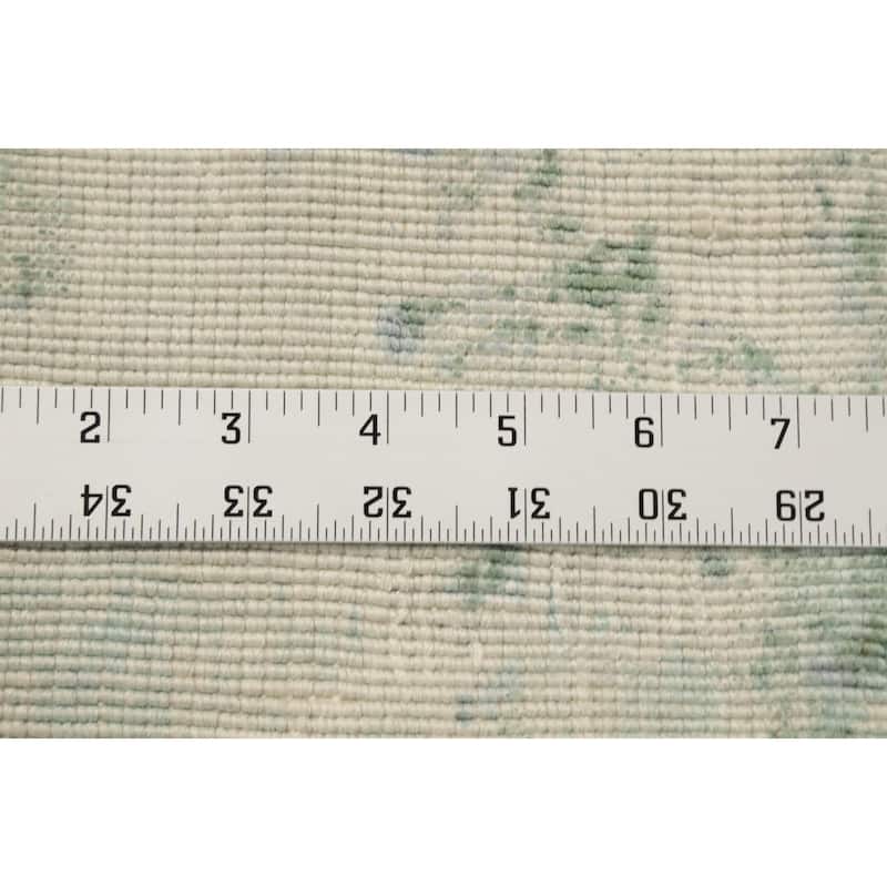 Hand Knotted Oriental Viscose Silk Carpet Modern Abstract Multi-Colored Abstract Area Rug - 8' 0'' X 5' 7''