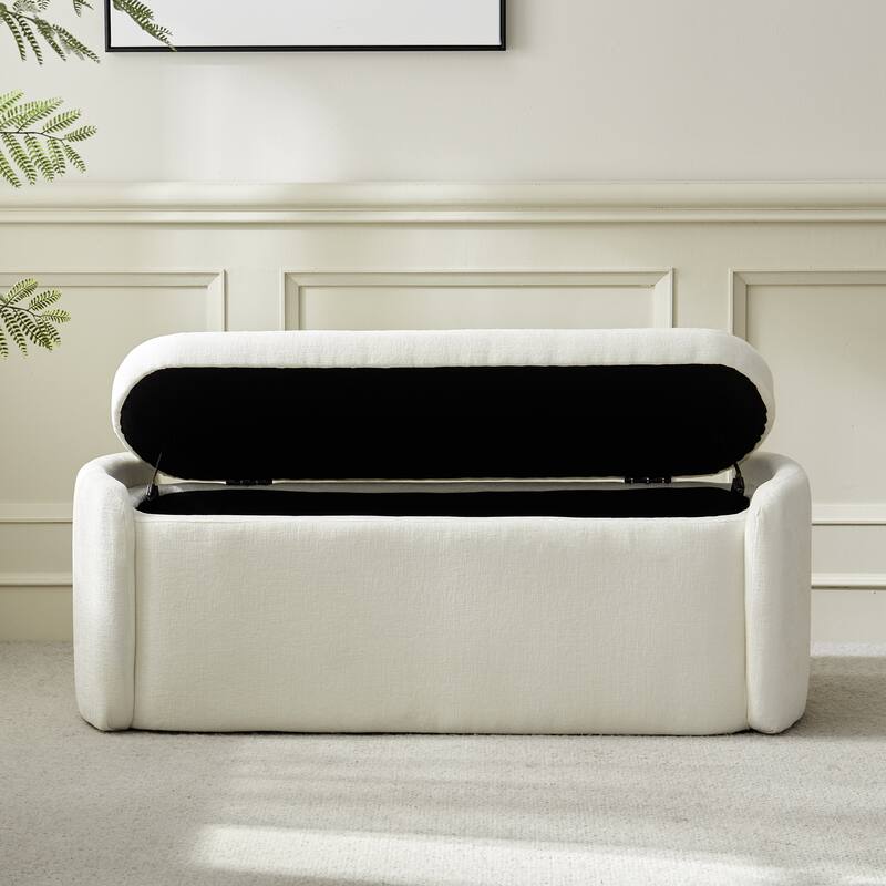 Bedroom Bench Storage Bench with Arms Ottoman entryway bench with storage End of Bed Bench, Entryway Bench