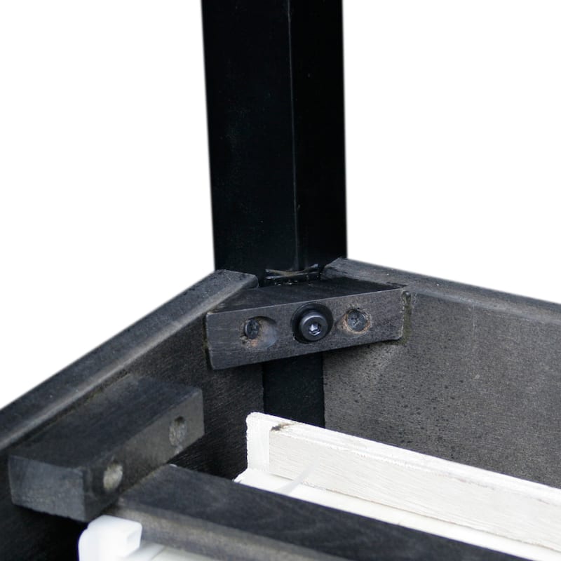 Leick Home Mission Round End Table with Drawer