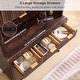 preview thumbnail 11 of 19, 72" Wine Bar Cabinet, Modern Wood Coffee Bar Cabinet with LED Lights - N/A