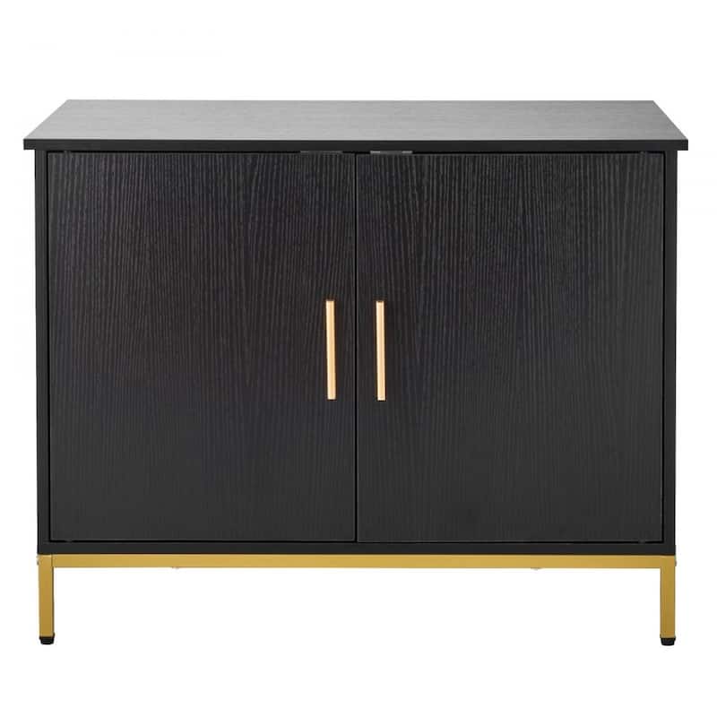 Black Cat Litter Box Cabinet with Enclosed Odor-Blocking Design Spacious Interior and Metal Legs - 27.56 x 17.72 x 21.46 in