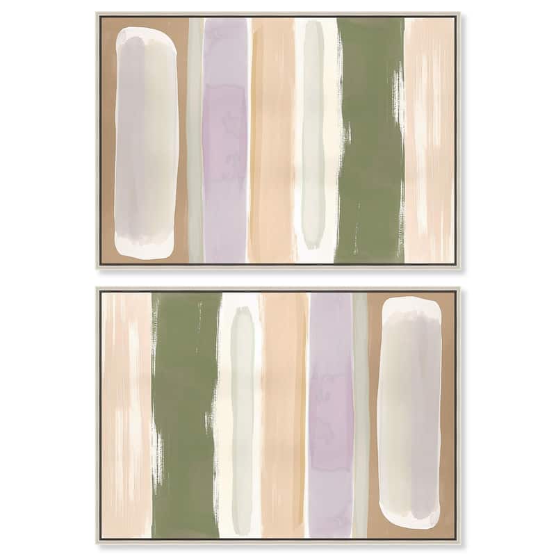 Sandstone Hush Canvas by Art Remedy - 10" x 15" - White