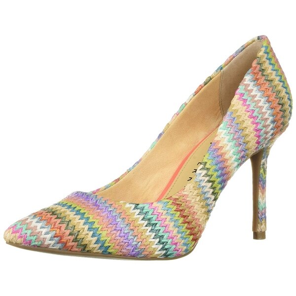 Shop Katy Perry Women S The Sissy Raffia Multi Pump 7