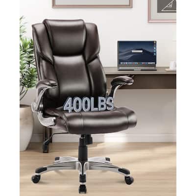 Ora Maison Pro Hybrid Executive Chair - Genuine Leather 4D Adjustable Arms | Home Office & Corporate Ergonomic Seating Solution