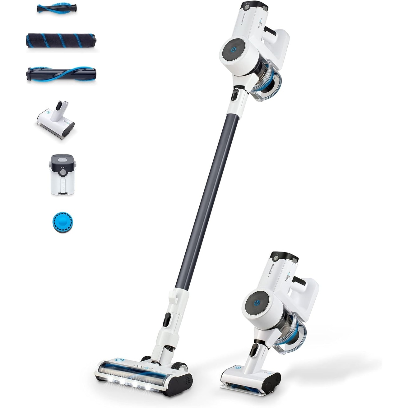 Cordless White Stick Vacuum with HEPA Bed Bath & Beyond 39391441