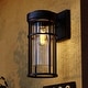 preview thumbnail 1 of 10, VAXCEL Crestline 14 in. H 1-Light Black Dusk to Dawn Sensor Outdoor Wall Sconce, Rust-Resistant Aluminum, Clear Glass Shade Textured Black - 6.5-in W x 14-in H x 8.25-in D