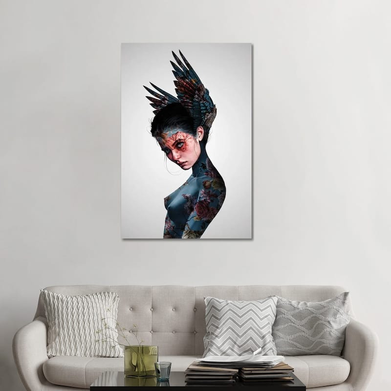 iCanvas "Hybrid Creature" by Laura H. Rubin Canvas Print - 48x32x1.5
