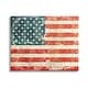 preview thumbnail 1 of 8, Stupell Rustic American Flag Canvas Wall Art Design by Peter Horjus 20 x 16