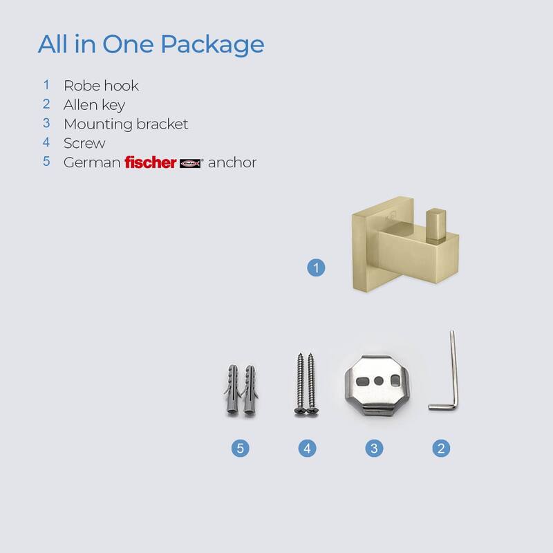 Cube Bathroom Towel & Robe Hook