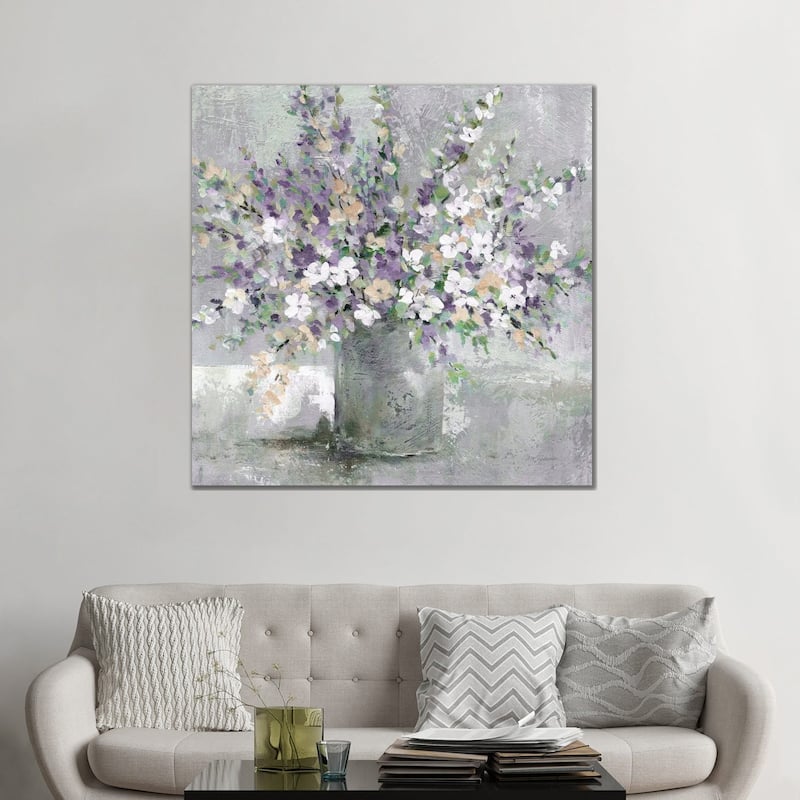 iCanvas "Farmhouse Lavender" by Carol Robinson Canvas Print
