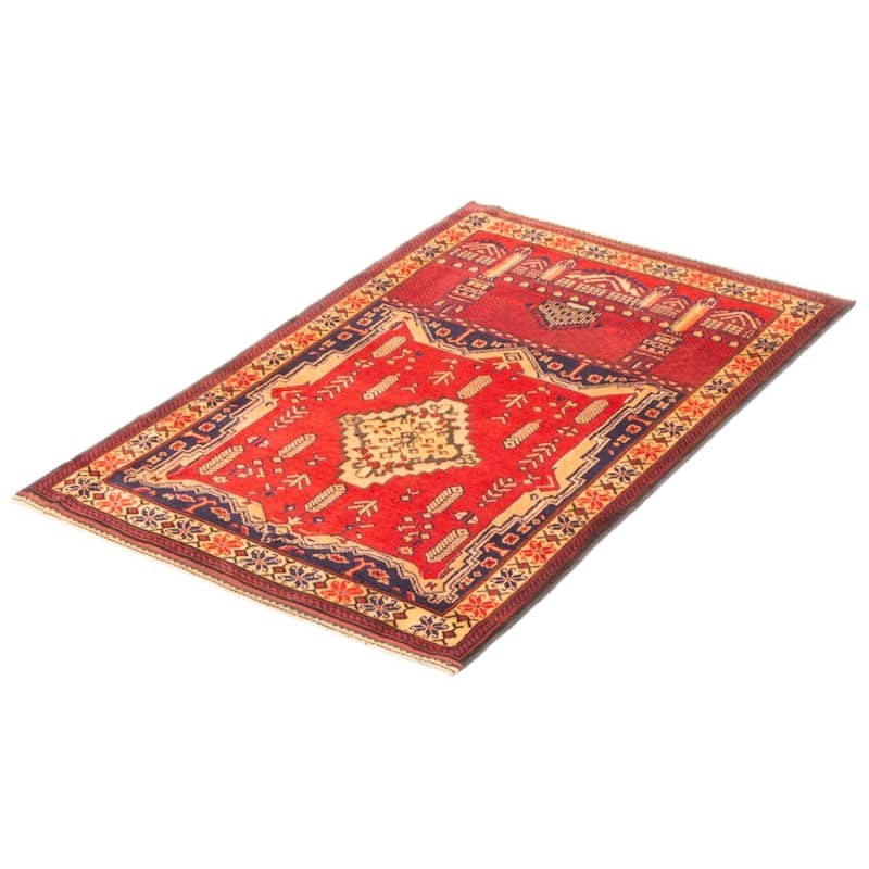 Teimani Copper Rug 2'11" x 4'6" - 2'11 x 4'6