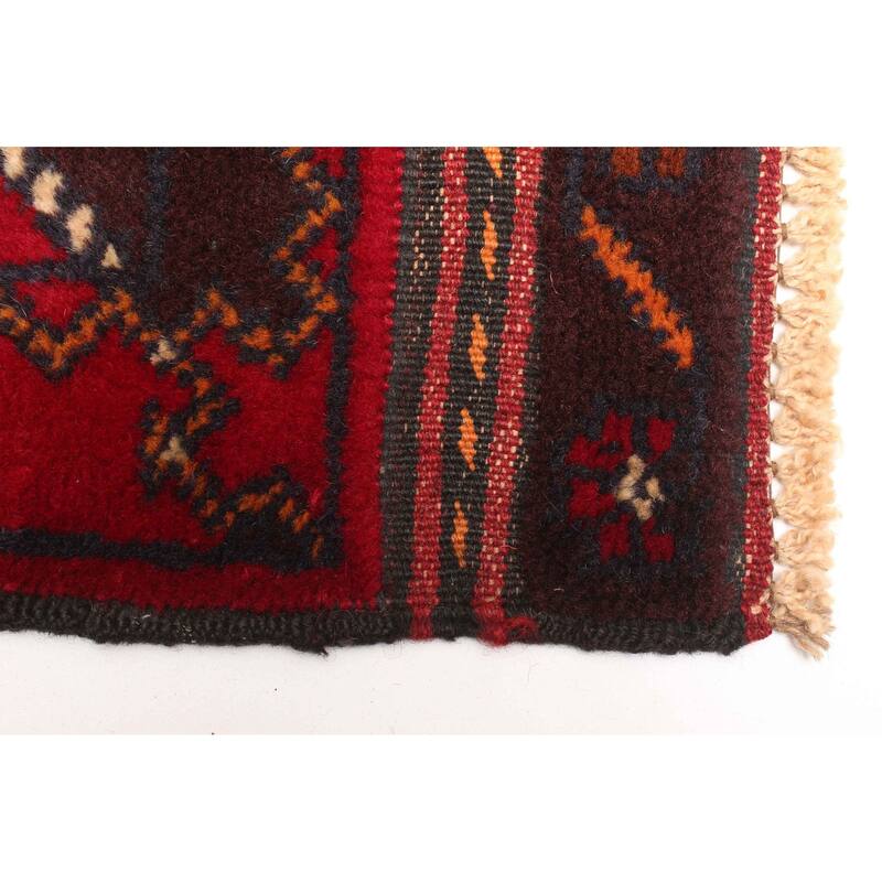 ECARPETGALLERY Hand-knotted Teimani Dark Navy Wool Rug - 3'6 x 6'8