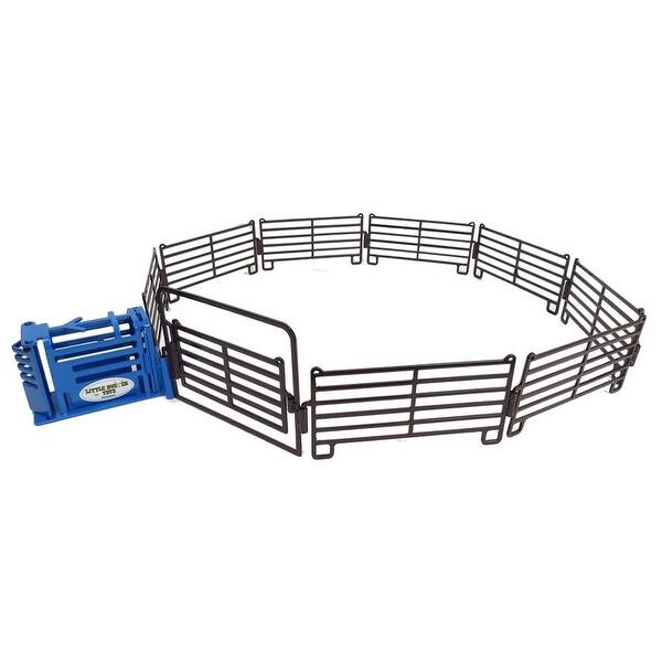 Shop Little Buster Toy Priefert Metal Calf Roping Chute Arena Brown Overstock 15413548