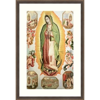 The Virgin Of Guadalupe by Juan de Villegas Wood Framed Wall Art Print ...