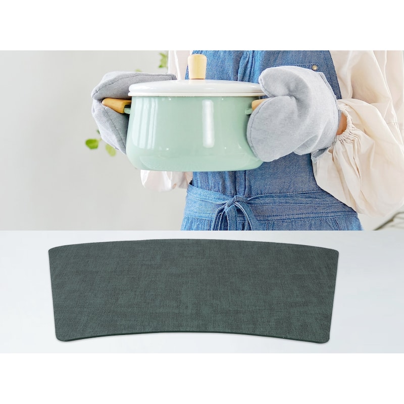 6Pcs Faux Leather Placemats for Kitchen Dining Table Decor, Washable - 19*12in