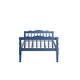 preview thumbnail 8 of 12, Twin over Twin Solid Wood Bunk Bed with Ladder and Fence for Kids