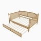 preview thumbnail 40 of 40, Wooden Rattan Daybed with 2 Drawers or Trundle