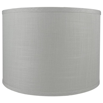 Classic Drum Smooth Linen Lamp Shade, 8" to 16" Bottom Size