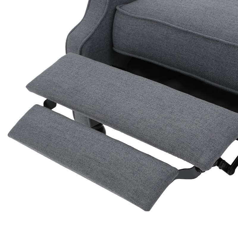 Walter Tufted Fabric Recliners (Set of 2) by Christopher Knight Home