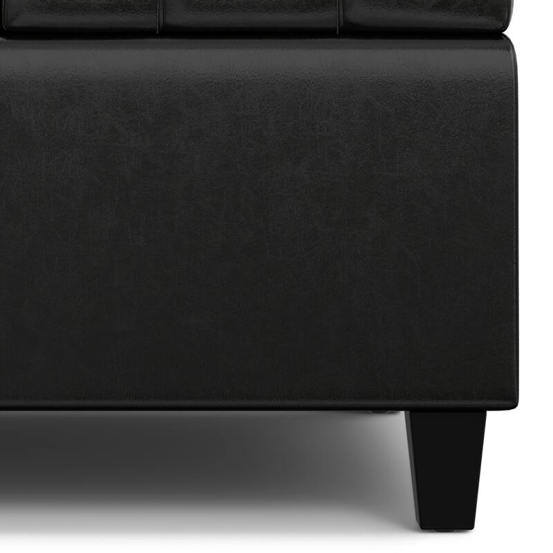 WYNDENHALL Elliot 30 inch Wide Transitional Square Table Ottoman