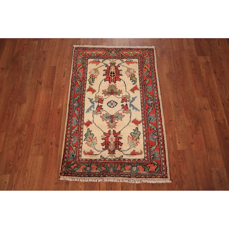 Kazak Oriental Foyer Rug Handmade Wool Carpet - 2'0" x 3'0"