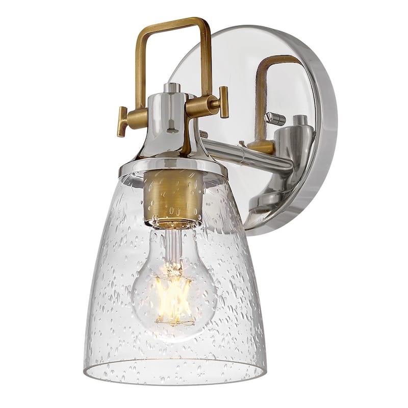 Hinkley Lighting Easton 6" Wide Bathroom Sconce with Clear Seedy Glass