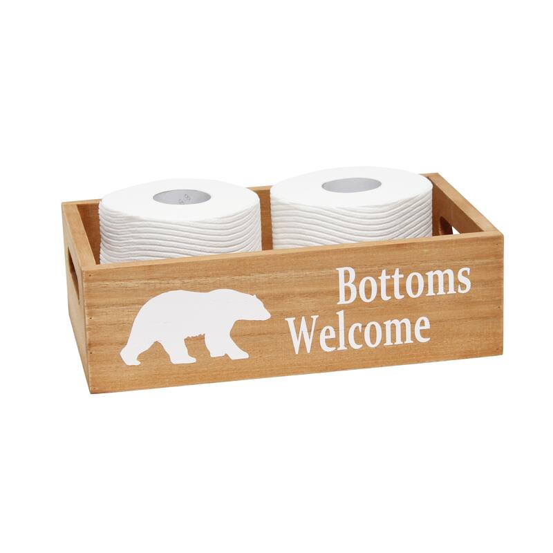 Elegant Designs Three Piece Decorative Wood Bathroom Set