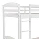 preview thumbnail 7 of 25, Both Stylish and Durable Versatility Twin L-Shaped Solid Pine Wood Bunk Bed and Loft Bed,A Wonderful Bed For 3