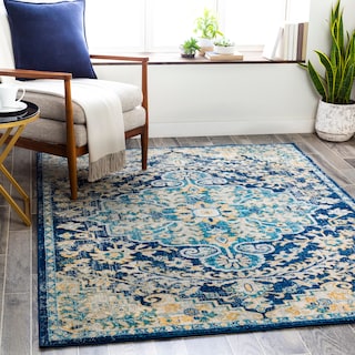 Livabliss Addie Boho Persian Medallion Area Rug