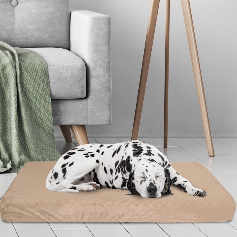 Petmaker 2-Layer Orthopedic Memory Foam Dog Pet Bed with Machine Washable Cover