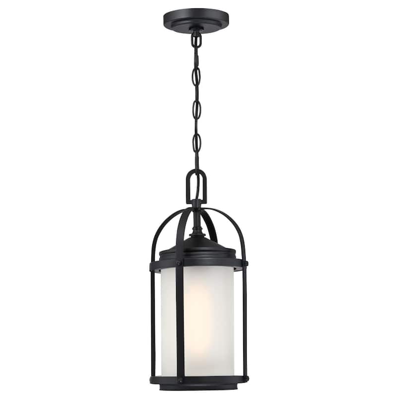 Westinghouse Grandview One-Light Outdoor Pendant - 1-Light - Matte Black